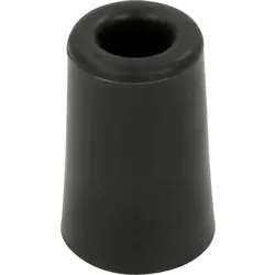 DX rubber deurbuffer zwart Ø31x33mm Nieuw