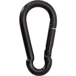 Direct Verzonden DX karabijnhaak DIN 5299 zwart verzinkt 6x60mm