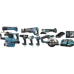 Superprijs Makita DLX8026TW1 combopack 18V 3x 5,0Ah Li-ion