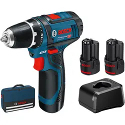 Bosch GSR 12V-15 accu schroefboormachine 12V 2x2Ah Fabrieksprijs