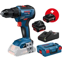 Gereduceerde Prijs Bosch GSR 18V-55 accu schroefboormachine 18V 3x 5,0Ah Li-ion