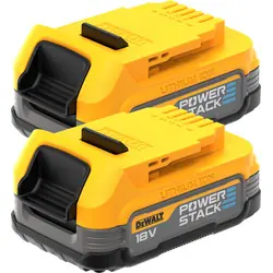Speciale Aanbieding DeWALT Powerstack Li-ion accu 18V - 2x 5,0Ah*
