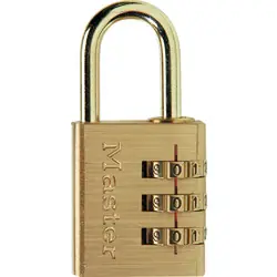 Voordeelprijs Master Lock combinatiehangslot Aluminium, 30mm