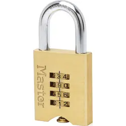 Master Lock combinatiehangslot Koper, 51mm Direct Beschikbaar