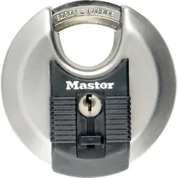 Master Lock discusslot 70mm breed, achthoekige beugel en weerbestendig Goedkoop
