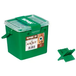 Spax-D afstandshouders 4,5,6 en 7mm Gratis Retour