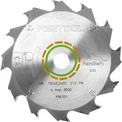 Festool cirkelzaagblad 160x20x2,2mm 12T* Laatste Kans