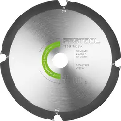 Gecertificeerd Festool cirkelzaagblad 160x20x1,8mm 4T DIA vezelcement