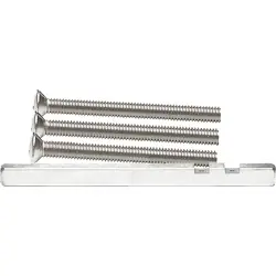 Flitsaanbieding AXA krukstift RVS + bouten M6x60mm