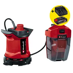 Op = Op Einhell GE-DP 18/25 LL Li Solo accu vuilwaterpomp (body) 18V Li-ion