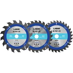 Labor HM cirkelzaagblad hout 150x20x2,2mm - 16,24,30T Exclusieve Aanbieding