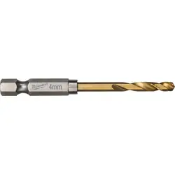 Op = Op Milwaukee metaalboor HSS-G Tin Red Hex shockwave 4mm *