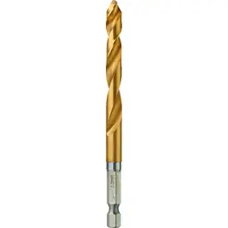 Favoriet Milwaukee metaalboor HSS-G Tin Red Hex shockwave 8mm *