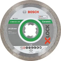 Gratis Retour Bosch Standard for Ceramic diamantschijf tegels 125x22,2x1,6mm X-Lock