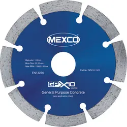 Mexco beton diamantschijf universeel 115mm Meest Verkocht