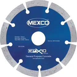 Mexco beton diamantschijf universeel 125mm Betaalbaar