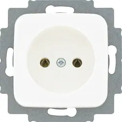 Busch-Jaeger Reflex SI wandcontactdoos inbouw Glanzend wit Gecertificeerd