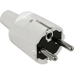 Stekker RA PVC Wit Bestel Nu