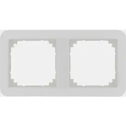 Schneider Electric 1-M afdekraam 2-voudig Wit Nieuw