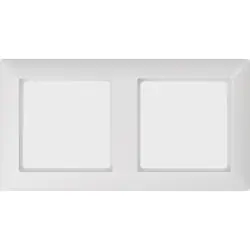 Jung AS500 afdekraam 2-voudig Glanzend wit Dagaanbieding