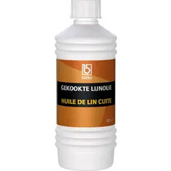 Nieuw Bleko gekookte lijnolie 500ml transparant
