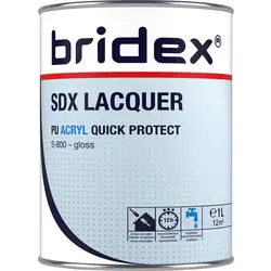Bestseller Bridex SDX Lacquer lak acryl 1L RAL9010 hoogglans
