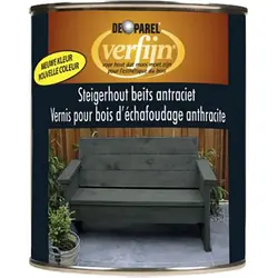 Verfijn Steigerhoutbeits 750ml antraciet Hete Deal