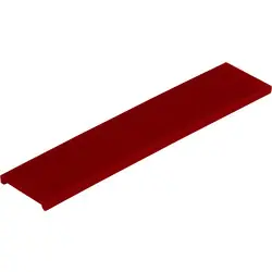Bestel Nu Kunststof tunnelblokje 22x3mm Rood