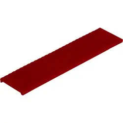 Fabrieksprijs Kunststof tunnelblokje 24x3mm Rood