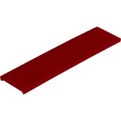 Korting Kunststof tunnelblokje 26x3mm Rood