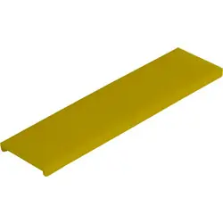 Superprijs Kunststof tunnelblokje 26x4mm Geel