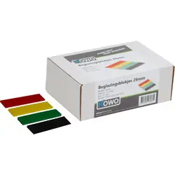Kowo beglazingsblok assortimentsdoos 26mm x 3-5+5/1mm Speciale Aanbieding