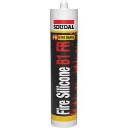 Soudal Fire Silicone B1 FR Wit 310ml Koopje