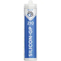 Seal-it 210 SILICON-GP siliconenkit Transparant 310ml Betaalbaar