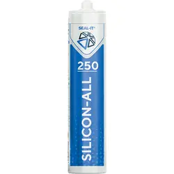 Seal-it 250 SILICON-ALL siliconenkit Zwart 310ml Flitsaanbieding