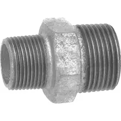 Verloopnippel nr.245 verzinkt 1"x1/2" Korting