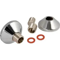 Laatste Versie BPE S-koppeling met rozet 3/4"x3/8" 17,5mm
