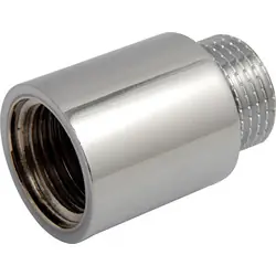 Nieuw BPE kraanverlengstuk chroom gepolijst 3/8"x15mm