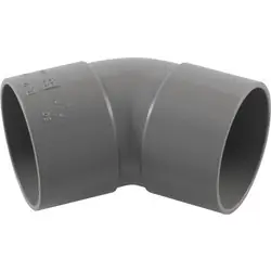 Speciale Aanbieding PVC bocht 45º 40mm 2x lijmmof