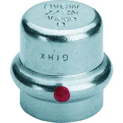 Populair Viega Prestabo 1156 staal pers eindstop 15mm