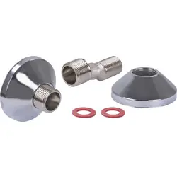BPE S-koppeling met rozet 3/4"x1/2" lange draad 11,5mm Koopje