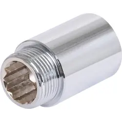 BPE kraanverlengstuk chroom gepolijst 3/4"x40mm Merkproduct