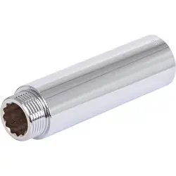 Koop Vandaag BPE kraanverlengstuk chroom gepolijst 3/4"x100mm