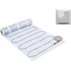 Gecertificeerd Dynamic Way elektrische vloerverwarmingsmat incl. WIFI thermostaat 50x2000cm/10m² 1500W