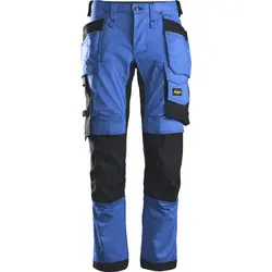 Actieprijs Snickers AllroundWork stretch werkbroek met holsterzakken Slim fit 6241 56 kobalt blauw