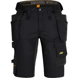 Snickers AllroundWork stretch werkshort met holsterzakken slim fit 6141 56 zwart Gratis Retour