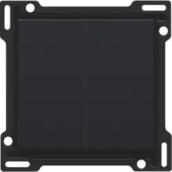 Dagaanbieding Niko dubbele schakelaar Black Coated