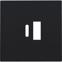Niko centraalplaat USB en USB-C Black Coated Nu Kopen