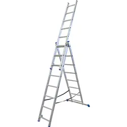Express Levering Alumexx 3-delige ladder 3x8 treden