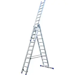 Snelle Levering Alumexx 3-delige ladder 3x12 treden